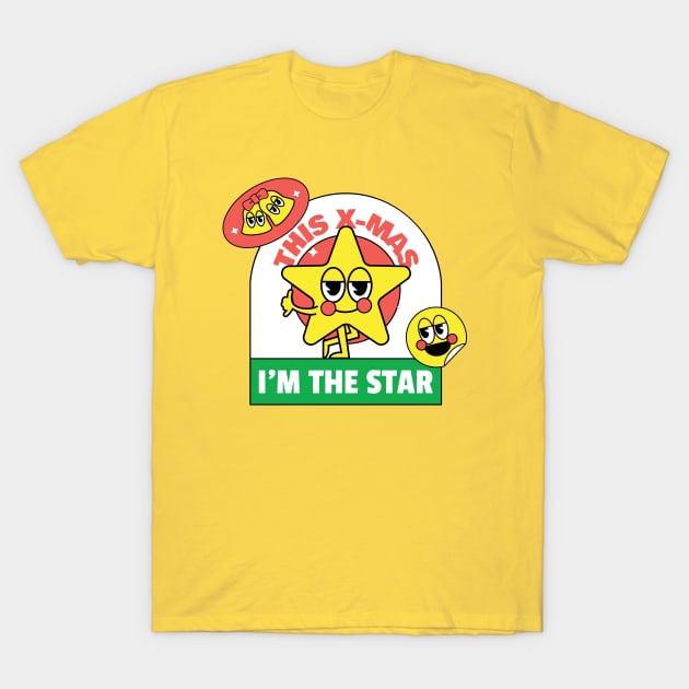 This X-mas I'M The Star Design T-Shirt by ArtPace